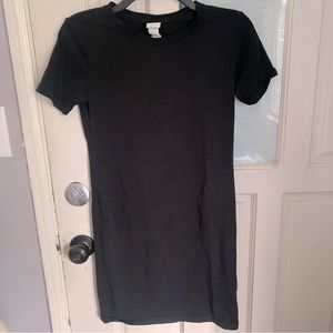 H&M black stretchy basic tunic Small / S